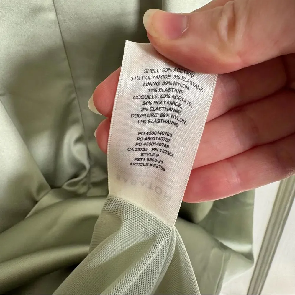 Aritiza Ten by Babaton Passion Mini Satin Slip Dress - Picture 7 of 8